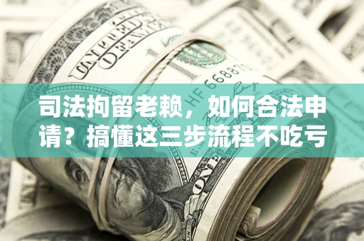 武汉司法拘留老赖，如何合法申请？搞懂这三步流程不吃亏！