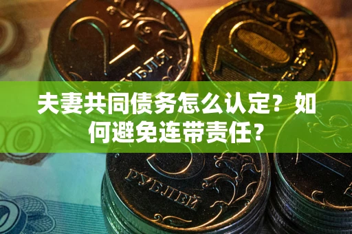 武汉夫妻共同债务怎么认定？如何避免连带责任？