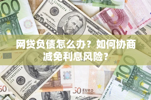 武汉网贷负债怎么办？如何协商减免利息风险？