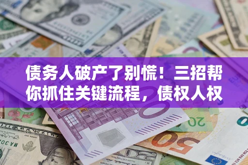 武汉债务人破产了别慌！三招帮你抓住关键流程，债权人权益不再缩水
