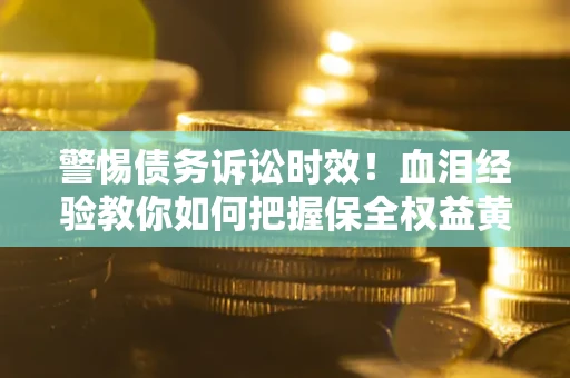 武汉警惕债务诉讼时效！血泪经验教你如何把握保全权益黄金期