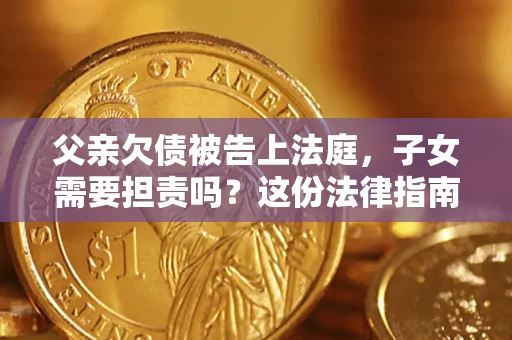 武汉父亲欠债被告上法庭，子女需要担责吗？这份法律指南必须看完