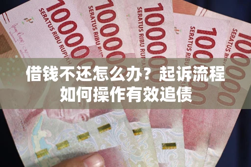武汉借钱不还怎么办？起诉流程如何操作有效追债