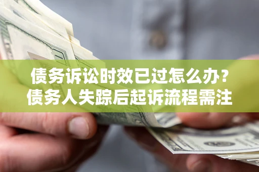 武汉债务诉讼时效已过怎么办？债务人失踪后起诉流程需注意什么？