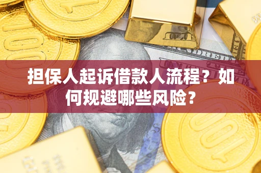 武汉担保人起诉借款人流程？如何规避哪些风险？