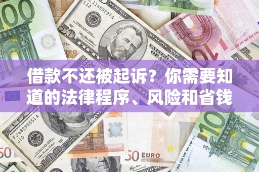 武汉借款不还被起诉？你需要知道的法律程序、风险和省钱技巧