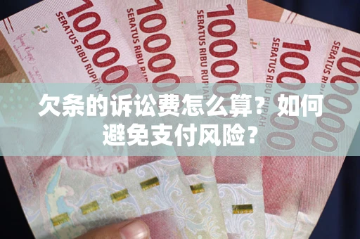 武汉欠条的诉讼费怎么算？如何避免支付风险？
